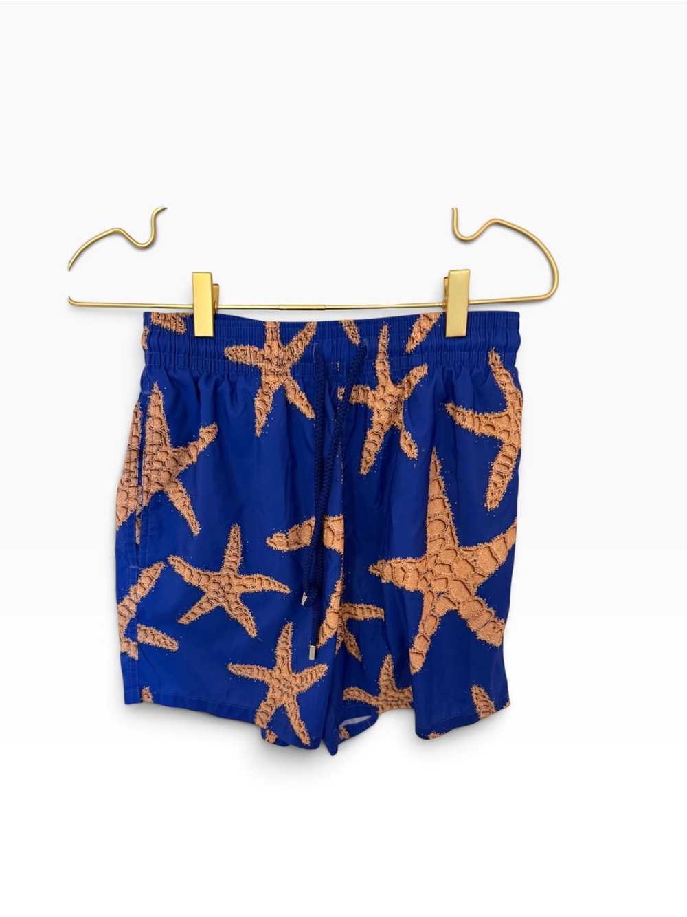 Vilebrequin Blue Swim Trunks Starfish Print Medium Resortwear